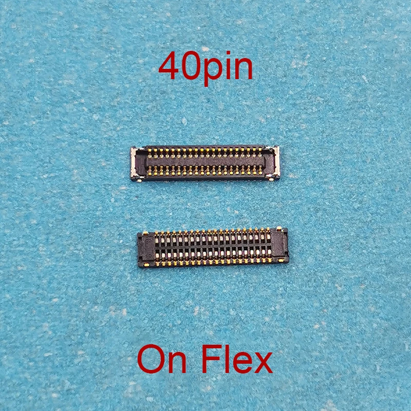 5pcs 40pin Lcd Display Screen Flex FPC Connector On Motherboard For Samsung Galaxy J5 pro 2017 J530G J530F J530FN J530F/DS J530N