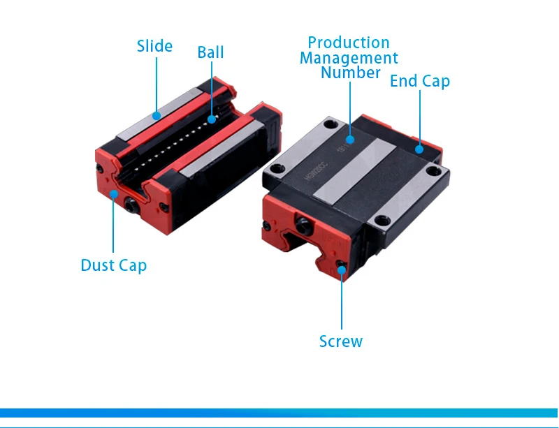 HLTNC linear guides cnc kit 2PCS HGR15 HGR20 guide rail square 4PCS HGH15CA HGW15CC HGH20CA HGW20CC carriage slide for cnc