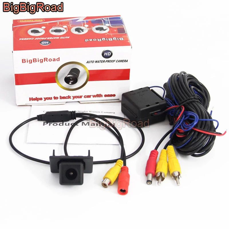 

BigBigRoad Car Rear View Camera For Peugeot 408 2014 2015 2016 Night Vision Waterproof CCD Parking Backup Camera