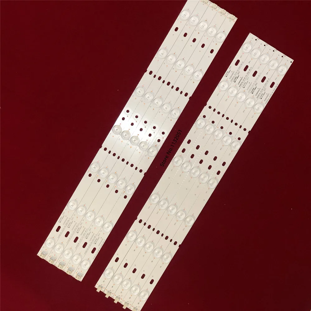 LED de retroiluminación, accesorio para SE55UY04 X505BV 50CE1120 DH50D14L DH50D14R-ZC14F-04 CN50HA708 CRH-K503535T0514R39U k5035t0514l39u, 10 piezas