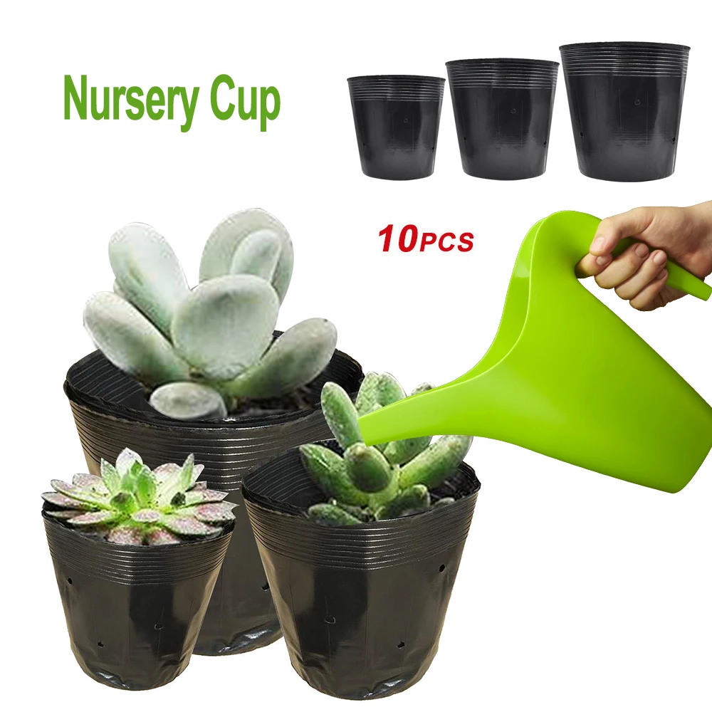 Plastic Turf Potten Plant Starters Cups Nursery Kruid Lade Tuin 2