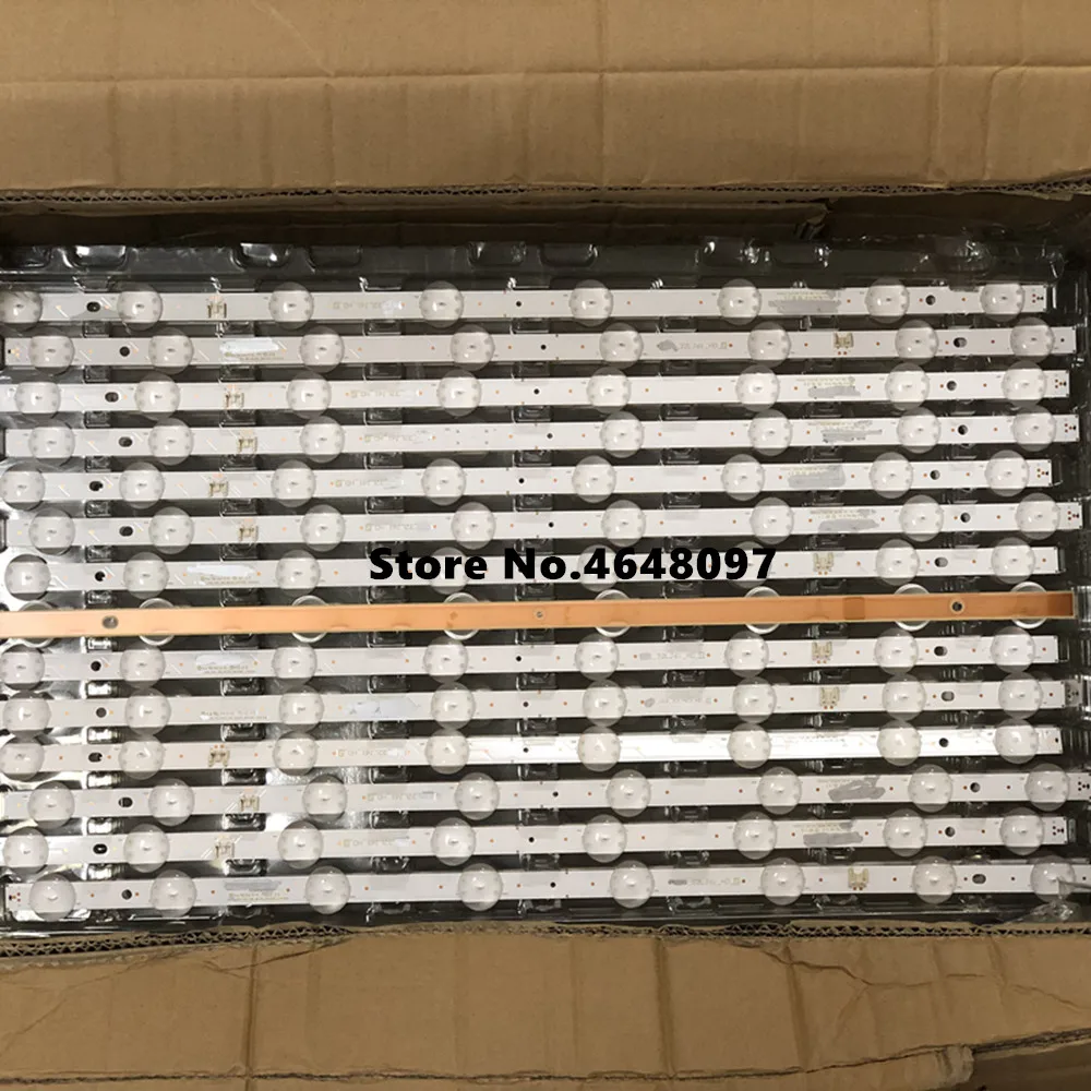 New 5set=10 PCS 8LEDs 600mm LED backlight strip for LG 32LJ510U HC320DXN-ABSL1-A142 SSC_32LJ61_HD S SSC_32LJ61_HD_8LED