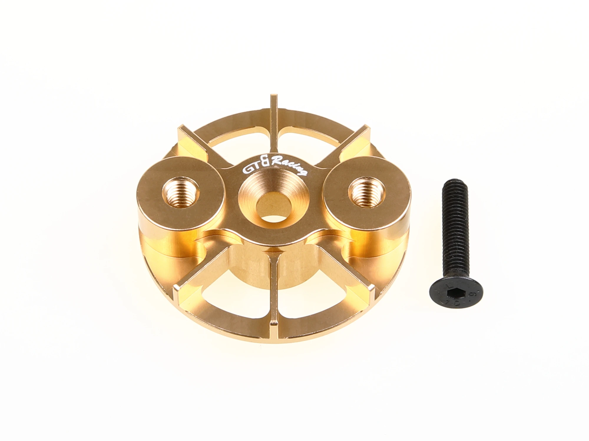 GTBRacing Metalowy uchwyt sprzęgła Wentylator radiatora silnika do samochodu 1/5 RC LOSI 5ive T i HPI Baja 23-32CC Część modernizacyjna