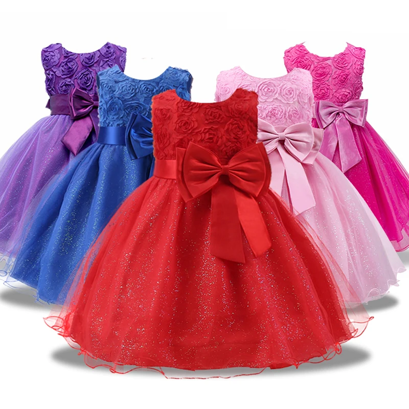 2-12yrs Teenage Clothing Christmas Girl Dress Summer Princess Wedding Party dress sequins Sleeveless New Year For Girls Clothes