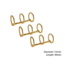 3/10PCS Notebook Card Ring Calendar Card Ring for DIY Crystal Epoxy Resin Casting Mold Jewelry Accessories
