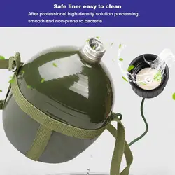 Military water bottle Aluminum Portable sport Large-capacity Old-fashioned Kettle Survival Army Canteen Outdoor Camping Travel