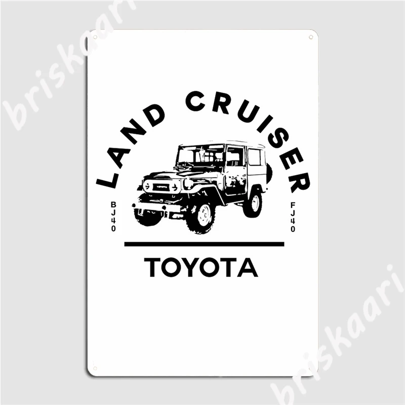 Land Cruiser Bj40 Metal Signs Cinema Kitchen Plaques Design pub Garage Tin sign Posters