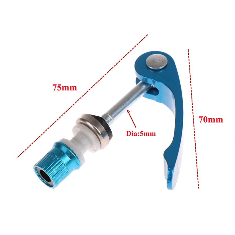 1PC Bicycle Quick Release Aluminium MTB Bike Seat Post Clamp Seatpost Mountain Bike Seat Tube Clamp Bicycle Accessories 5 Colors