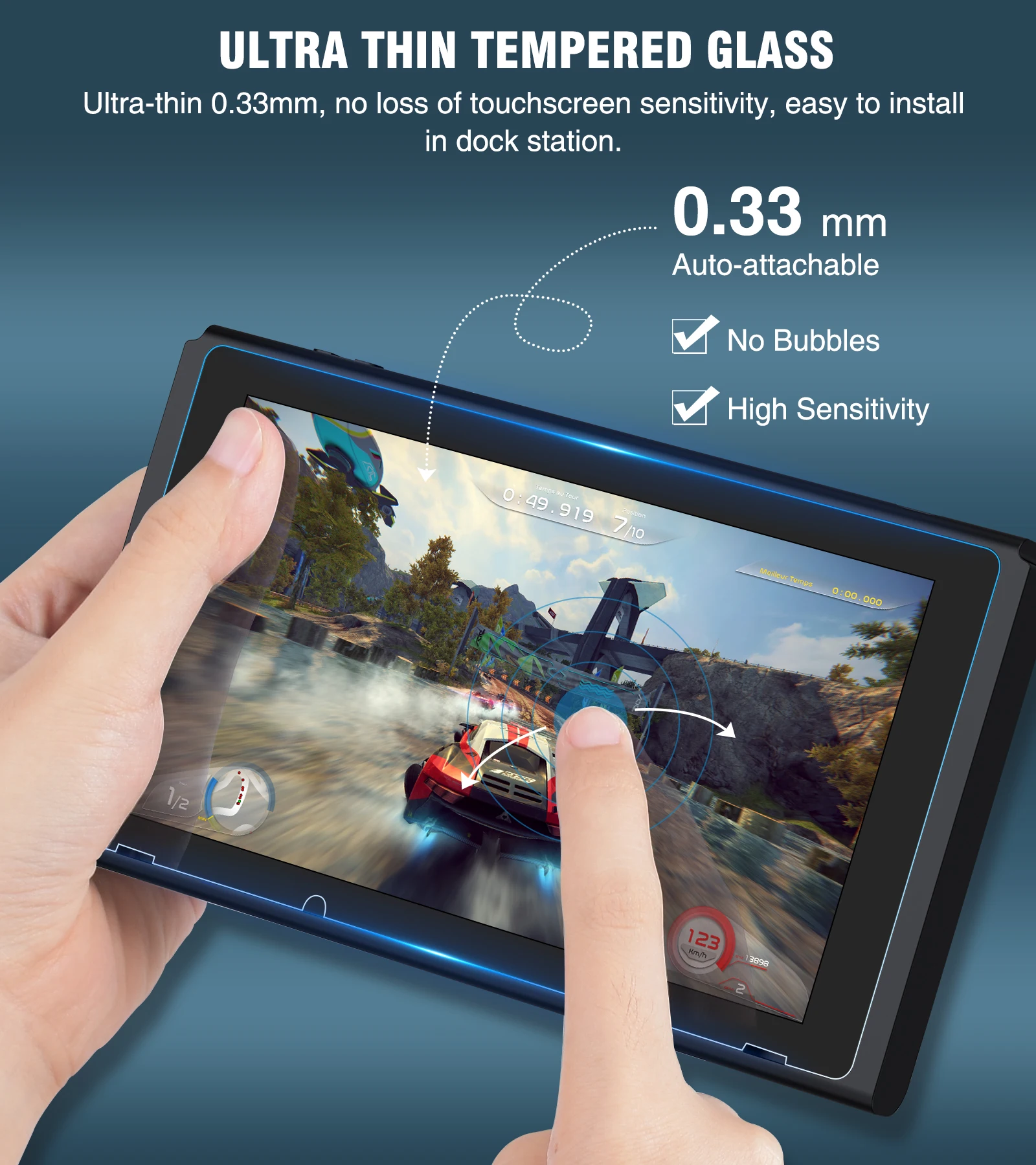 4Pack Beschermende Glas Voor Nintendo Switch 9H Gehard Glas Screen Protector Voor Nintendo Switch Glas Accessoires Screen Film