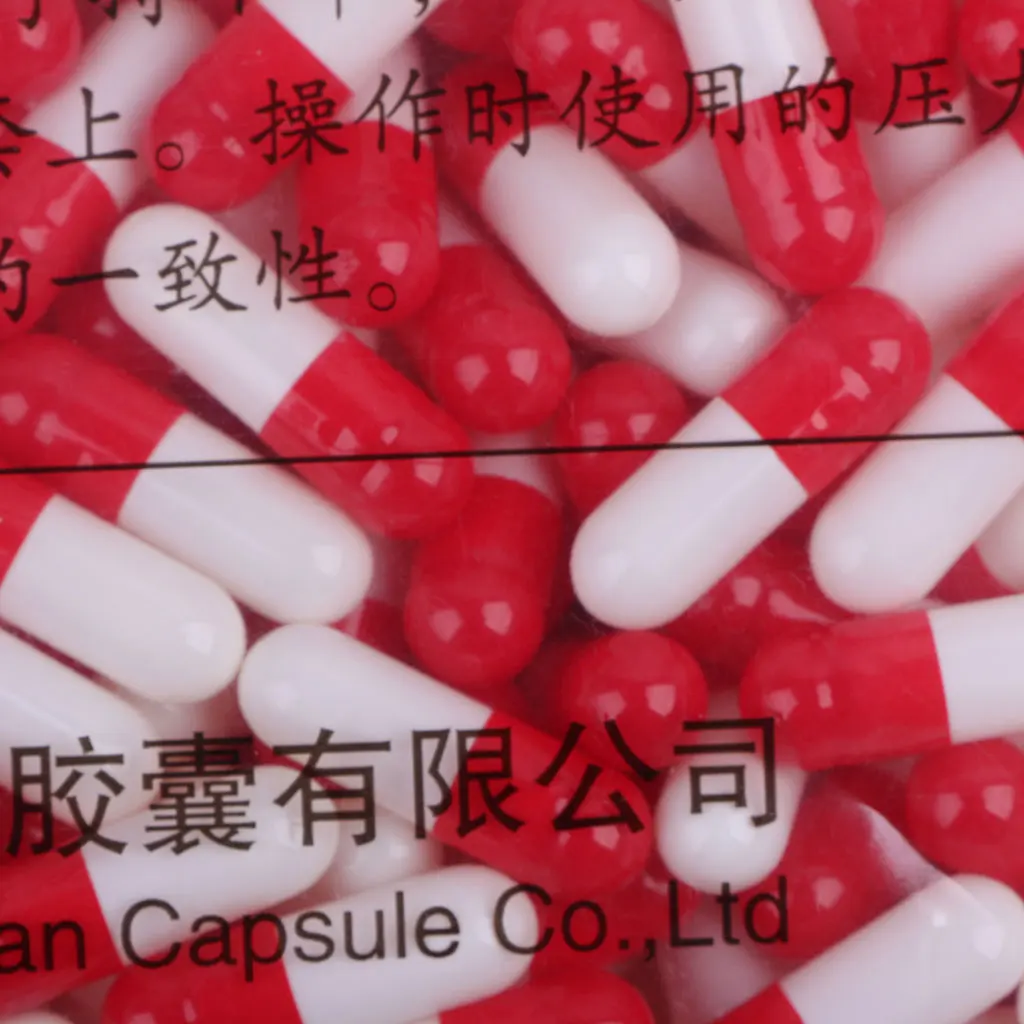Brand New and High Quality 1000Pcs Empty Hard Gelatin Capsule MedicineCapsule 0#Red And White Empty Pill