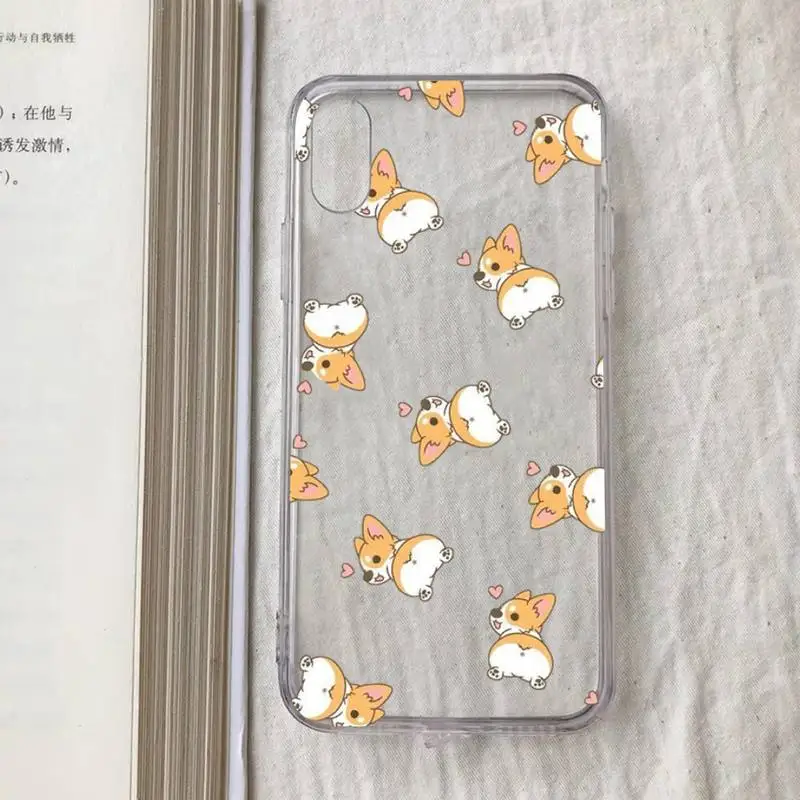 Cute Corgi Butt Animal Puppy Phone Case for iPhone 11 12 13 mini pro XS MAX 8 7 6 6S Plus X 5S SE 2020 XR case