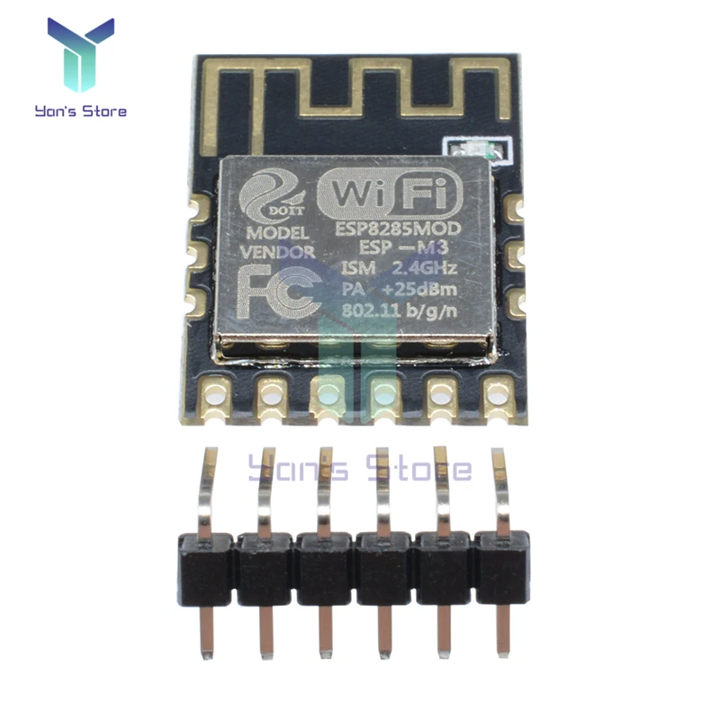 ESP-M3 Ultra-kecil Mini Ultra-kecil Jarak Jauh dari ESP8285 Modul Transmisi WiFi Nirkabel Seri Sepenuhnya Kompatibel dengan ESP8266