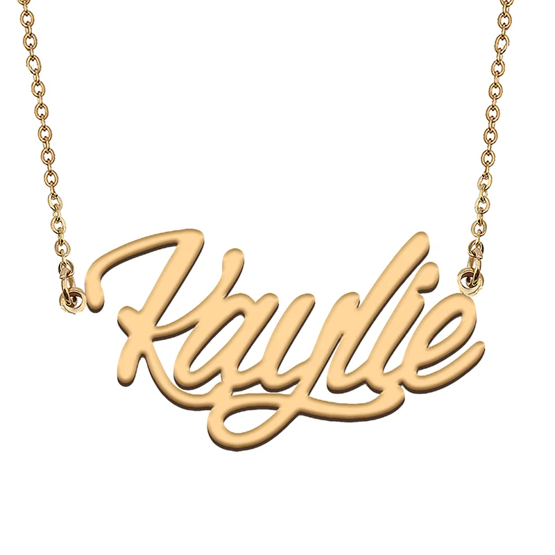 

Kaylie Custom Name Necklace Customized Pendant Choker Personalized Jewelry Gift for Women Girls Friend Christmas Present