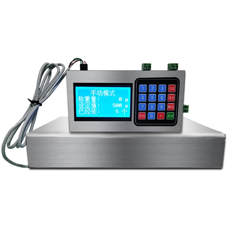 

Two-way automatic weighing and quantitative controller Liquid particle paste quantitative weighing machine Two-way filling