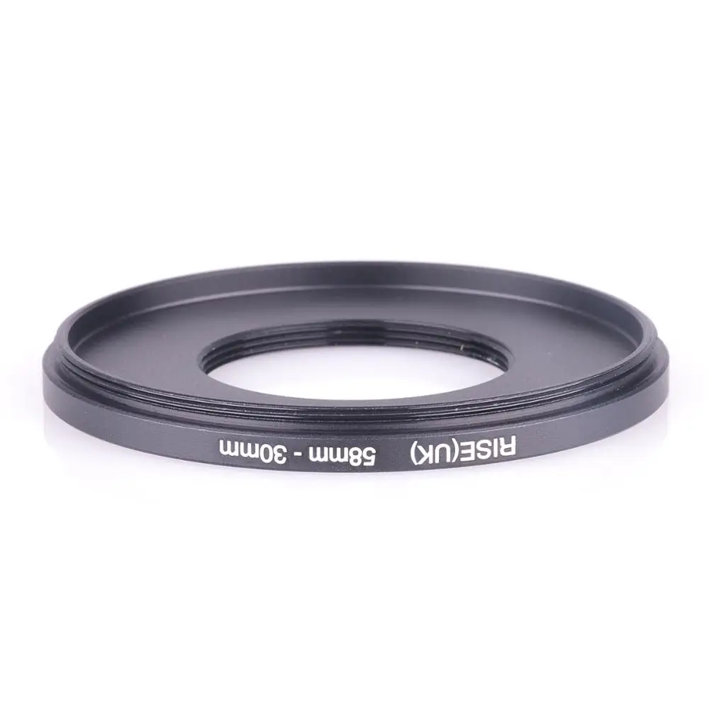 RISE(UK) 58 มม.-30 มม.58-30 มม.58 ถึง 30 ขั้นตอนลงตัวกรองแหวนอะแดปเตอร์