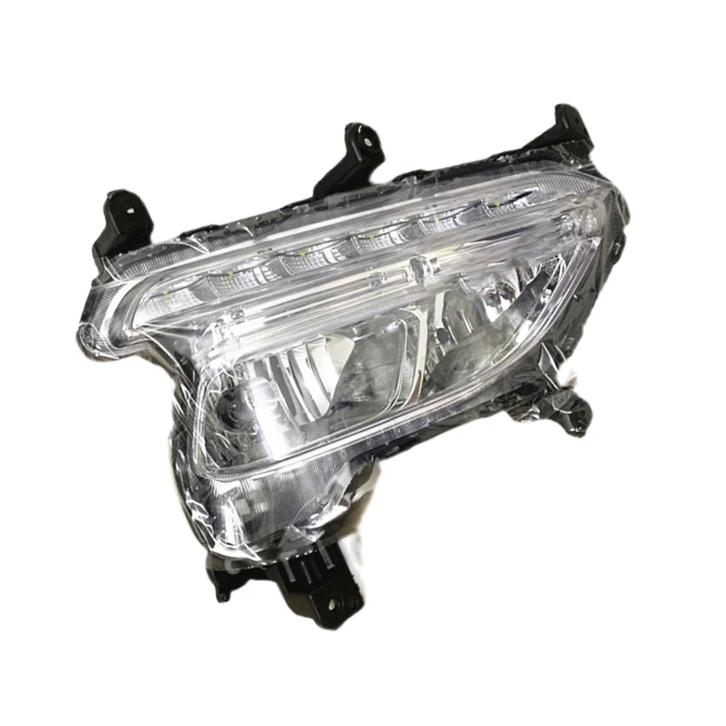 Roavia Front Bumper Fog Light For Hyundai IX45 Santa Fe 2017-2018 Tail Lamp Reflector Light Stop Brake Lamp Frame Shell Cover