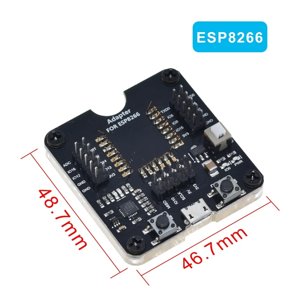 ESP8266 ESP-32 ESP32 Entwicklungsboard ESP32 Testboard Brennvorrichtung Werkzeug Downloader für ESP-12F/07S/12S – Detail 16