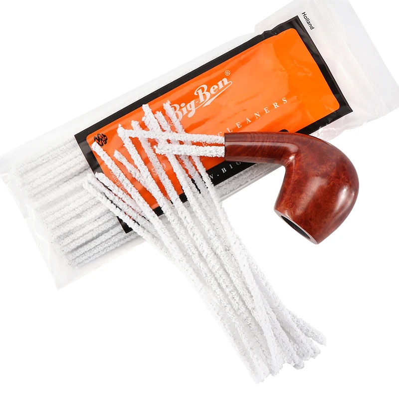 

50Pcs/Lot Cotton Smoking Pipe Cleaners Smoke Tobacco Pipe Cleaning Tool White Color Pipes Accessories