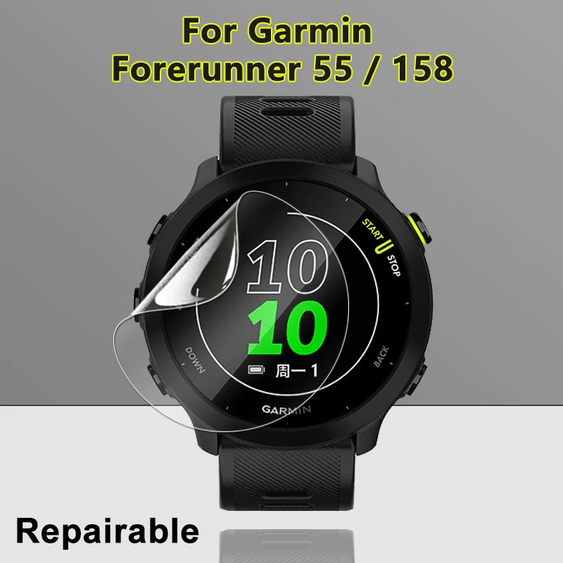 

Ultra Clear Screen Protector For Garmin Forerunner 55 Soft Hydrogel Protective Film For Forerunner 158 Smart Watch -Not Glass