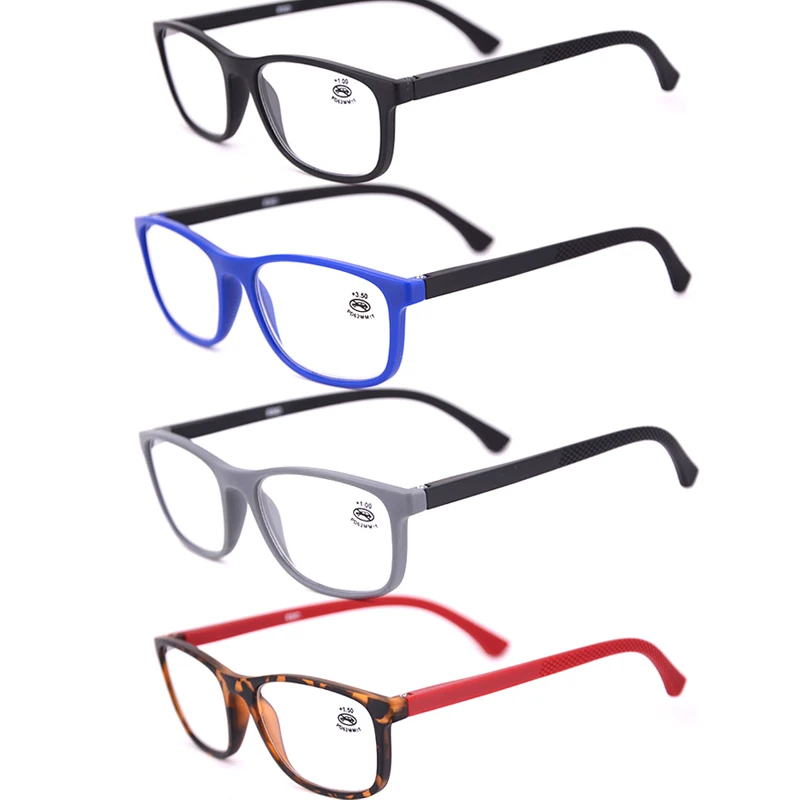 Eso Vision Fashion Reading Glasses  Man's Big Frame Readers Black Cheap Plastic Eyeglasses For Men Discount For Sale 175097