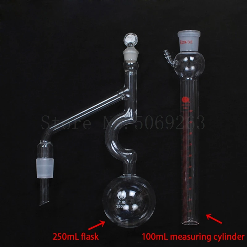 Petroleum Vacuum Distillation Unit 250ml Flask 100ml Measuring Cylinder Kirschner Distillation Flask