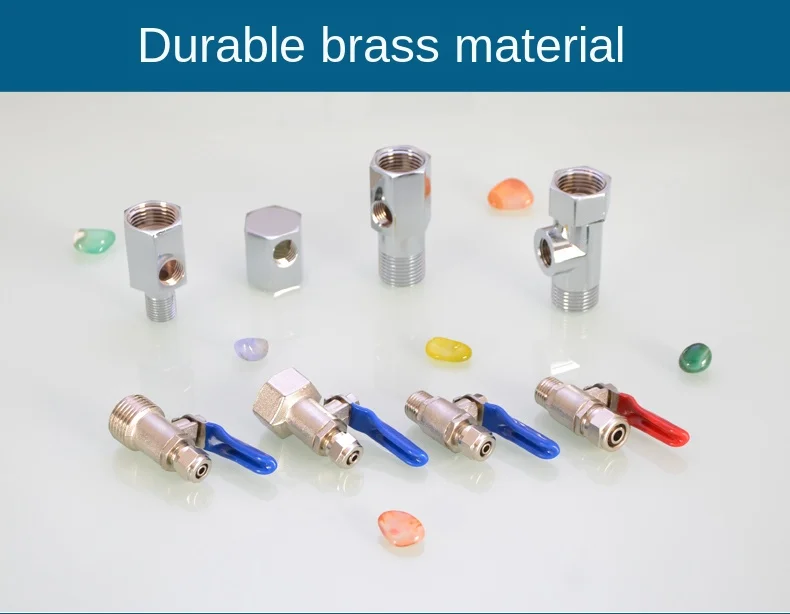 Conector T Para Sistema De ósmosis Inversa - Entrada De Bola 1/2" A 1/4" | Para Filtros De Agua