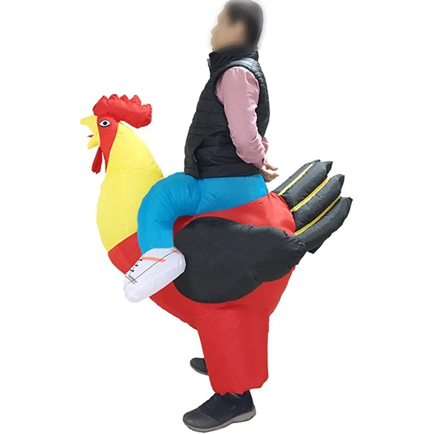 ผู้ใหญ่ Inflatable Rooster เครื่องแต่งกายฮาโลวีน Carnival Party เครื่องแต่งกาย Red Cock ชุดคอสเพลย์ชุดแฟนซีชุด