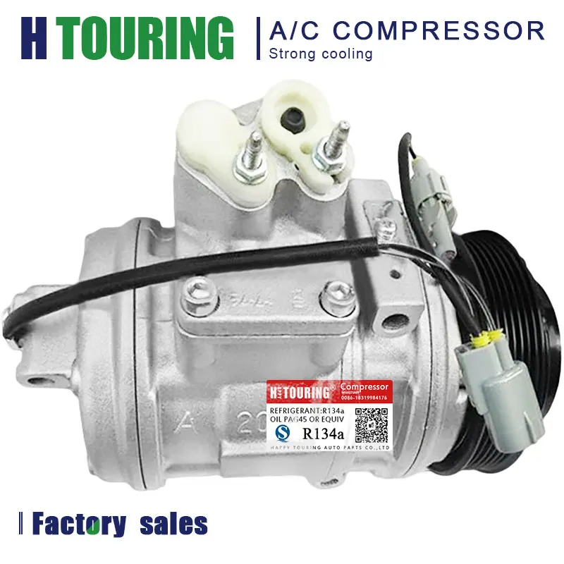 

High quality Auto a/c ac compressor for Toyota Land Cruiser Car UZJ100 2001 VXR 88320-60691 8832060691 88320 60691 6pk 12V