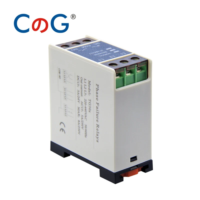 TG30S Power 3 Phase 220V~440V 50Hz/60Hz TL-2238 Failure Loss Protection Sequence Relay Electronic Protection Protect Relay