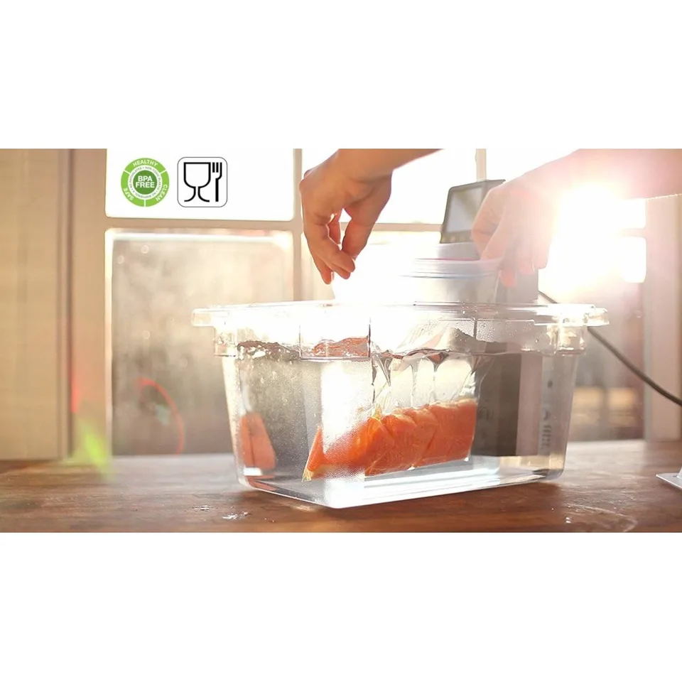 Sacs Sous Vide Gaufrés 150x200 Mm – Lot De 100 – Compatibles Toutes Machines Domestiques – Qualité Alimentaire 20/70 PA/PE