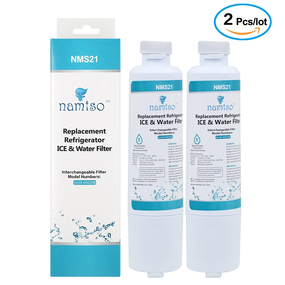 Water Purifier Namtso Nms21 Refrigerator Ice & Water Filter Replacement For Samsung Filter Da29-00020b Haf-cin 2 Pcs/lot