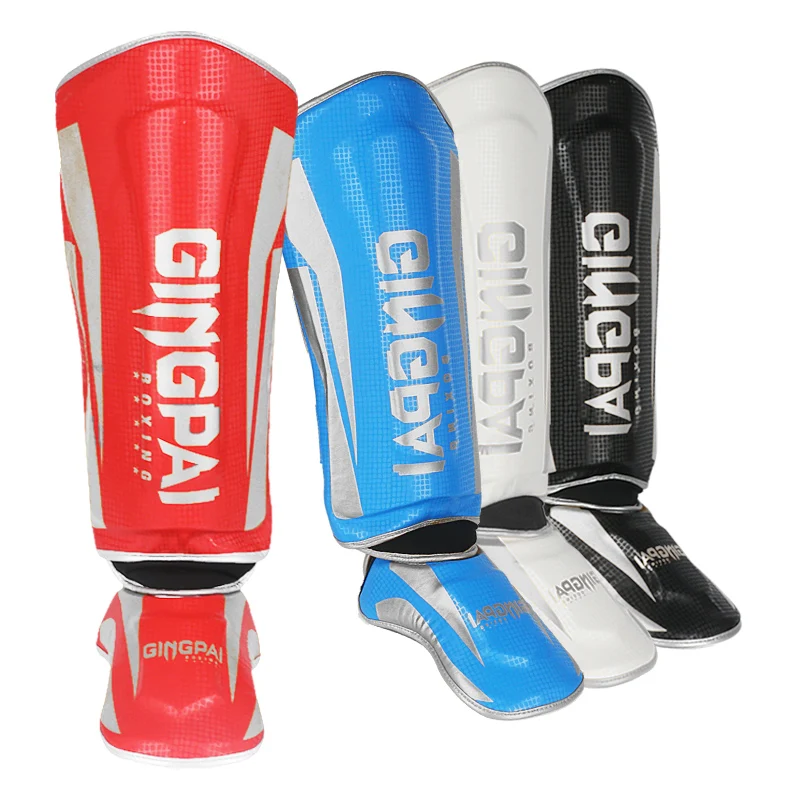 Adult Youth Muay Thai Boxing Shin Guard MMA Kickboxing Ankle Protectors Martial Arts Kick Boxing Legging Taekwondo Equipment