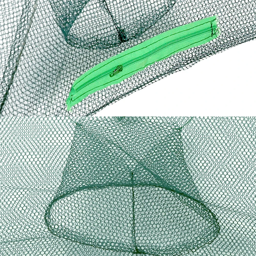 Red de pesca fundida automática – Trampa plegable para cangrejo y camarón - imagen 5