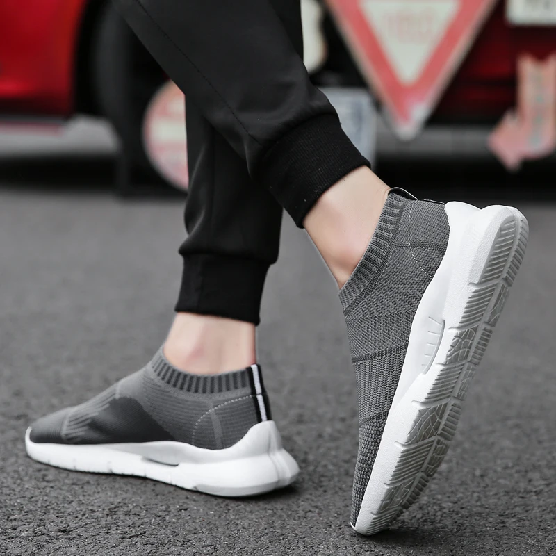 

2024 Summer Breathable Male One Foot Stirs Slack Canvas Tide Shoe Soft Sole Foot Ministry Massages Net Cloth Joker Leisure