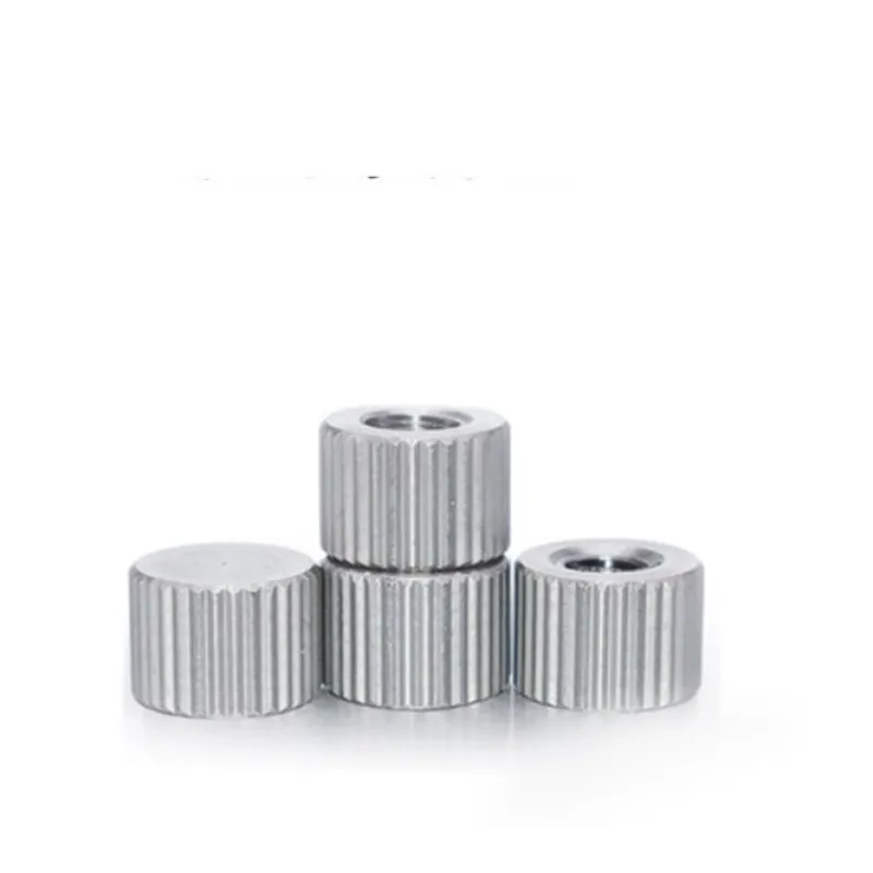 10PCS M2 M2.5 M3 M4 M5 M6 M8 Stainless Steel Knurled small head round blind end hand thumb Nut