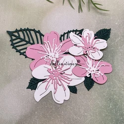 Flower leaf decoration Metal Cutting Dies Stencils For DIY Scrapbooking Decorative Embossing Handcraft Die Cutting Template