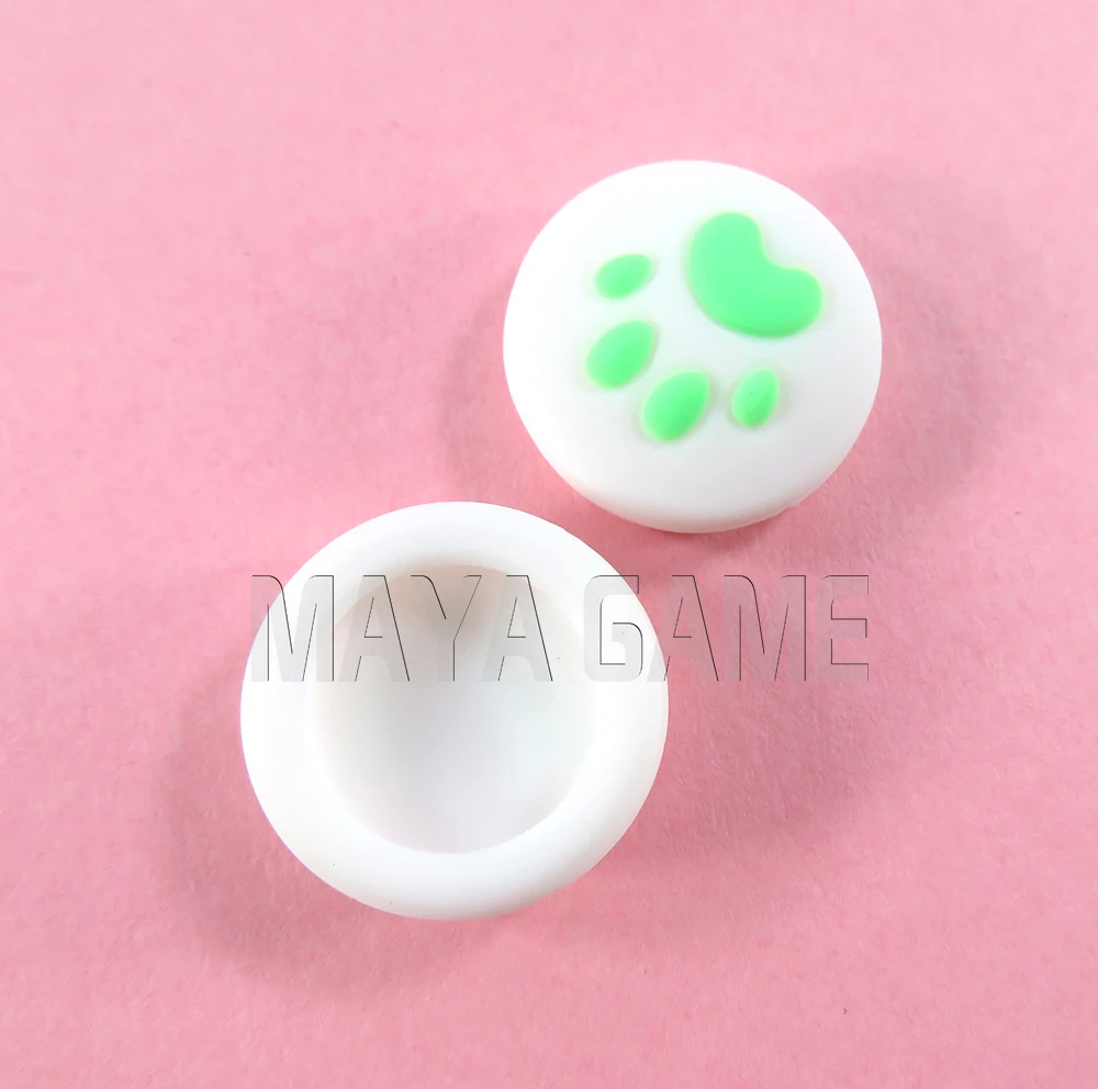 100 pièces Joystick Caps Coloré Silicone Analogique Grip Thumbstick bouton couverture pour Nintendo Switch NS Nintend Lite Joy-Con Cat