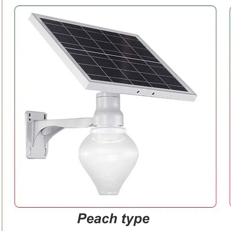 High quality LED Solar Light Outdoor Waterproof LED Solar Lamp Park Yard Garden Path Street Led Wall Lamp Remote Control lamp 1p