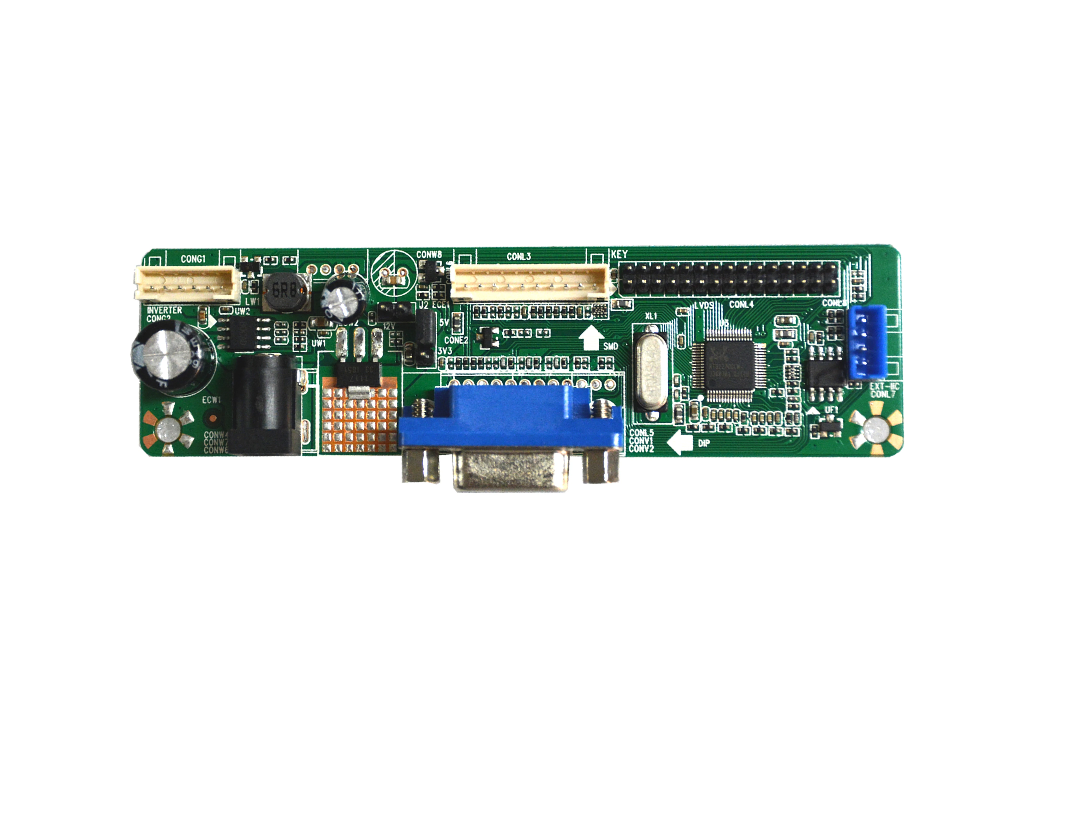 VGA LCD Controller Board Kit Work For 12.1inch N121X5-L02 L04 L05 1024x768 20Pin CCFL LCD Panel