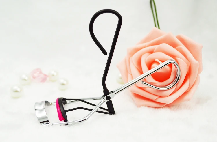 Silicone Pad Stainless Steel Precision Eyelash Curler Curling Natural False Eyelash Curler Beauty Makeup Tool Sale