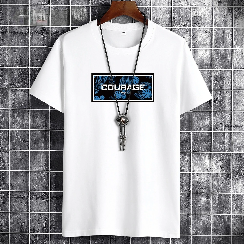 Anime 2021 Summer Oversized T-Shirt Cotton Casual Men T-Shirts Harajuku Manga Clothing Tshirt Street Handsome Men T-Shirt Top