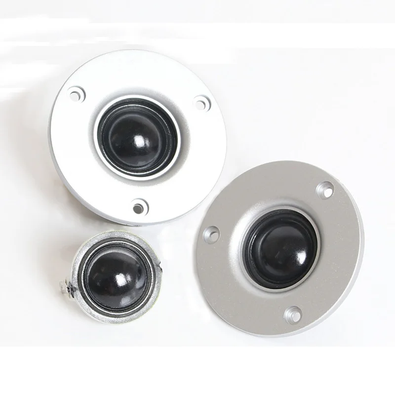 3 "Inch 74 Mm 4Ohm 6Ohm 20W Hifi Lụa Phim Âm Vực Cao Tweeter Âm Thanh Xe Ô Tô Sửa Đổi Loa Treble loa Âm Thanh Nổi # Màu Bạc