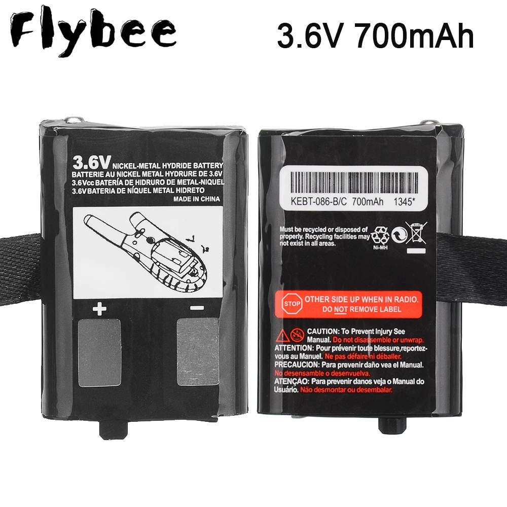 2pcs 3.6V 700mAh Battery For Motorola 53617 FV300 FV700 2Way Radios Batteries KEBT-086-A M53617 KEBT-086-B 53617 KEBT-086-C