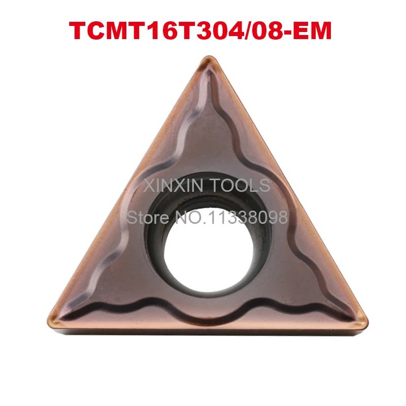 

Original ZCC TCMT16T304-EM TCMT16T308-EM YBG205 Boring CNC Turning Tool Carbide Inserts Stainless Steel TCMT 16T304 16T308 Lathe