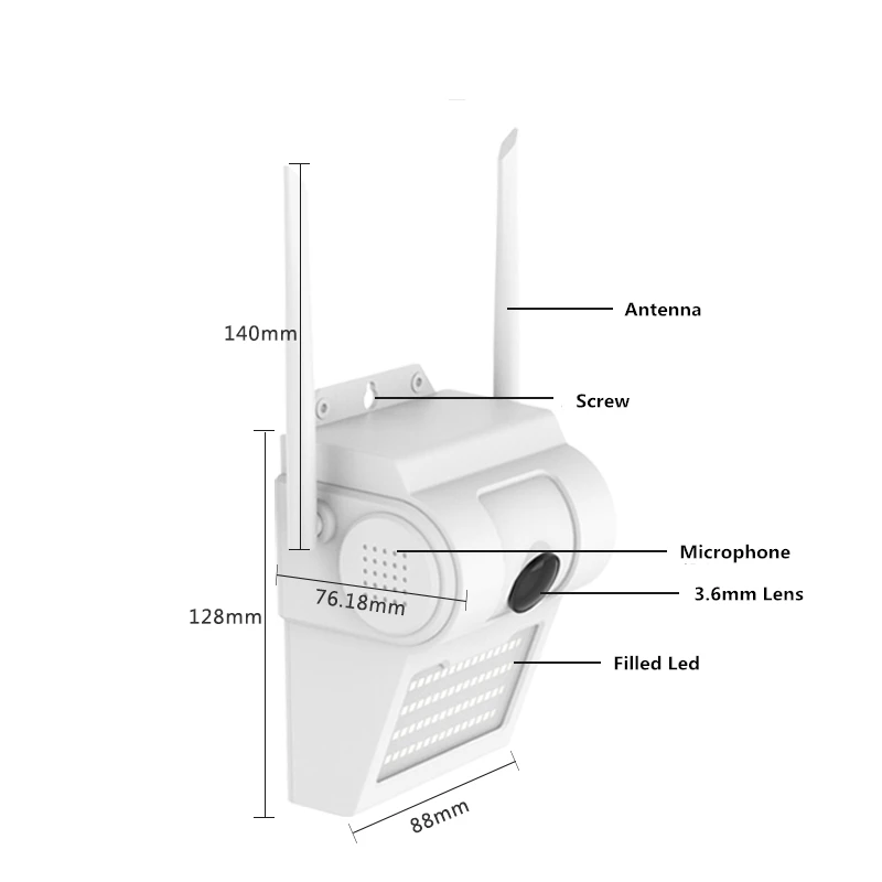 Full HD 5MP Wifi ICSEE güvenlik kamera 2MP çift hat ağ iki yönlü ses kablosuz duvar ışık IP kamera hareket algılama