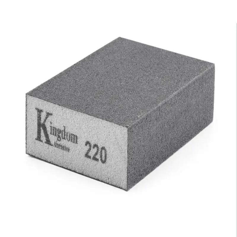 Factory 1PCS Grit 80 180 240 320 600 1000 Wall Grinding Sponge Sand Block Sandpaper Craft Model Paint Polished Sand Brick