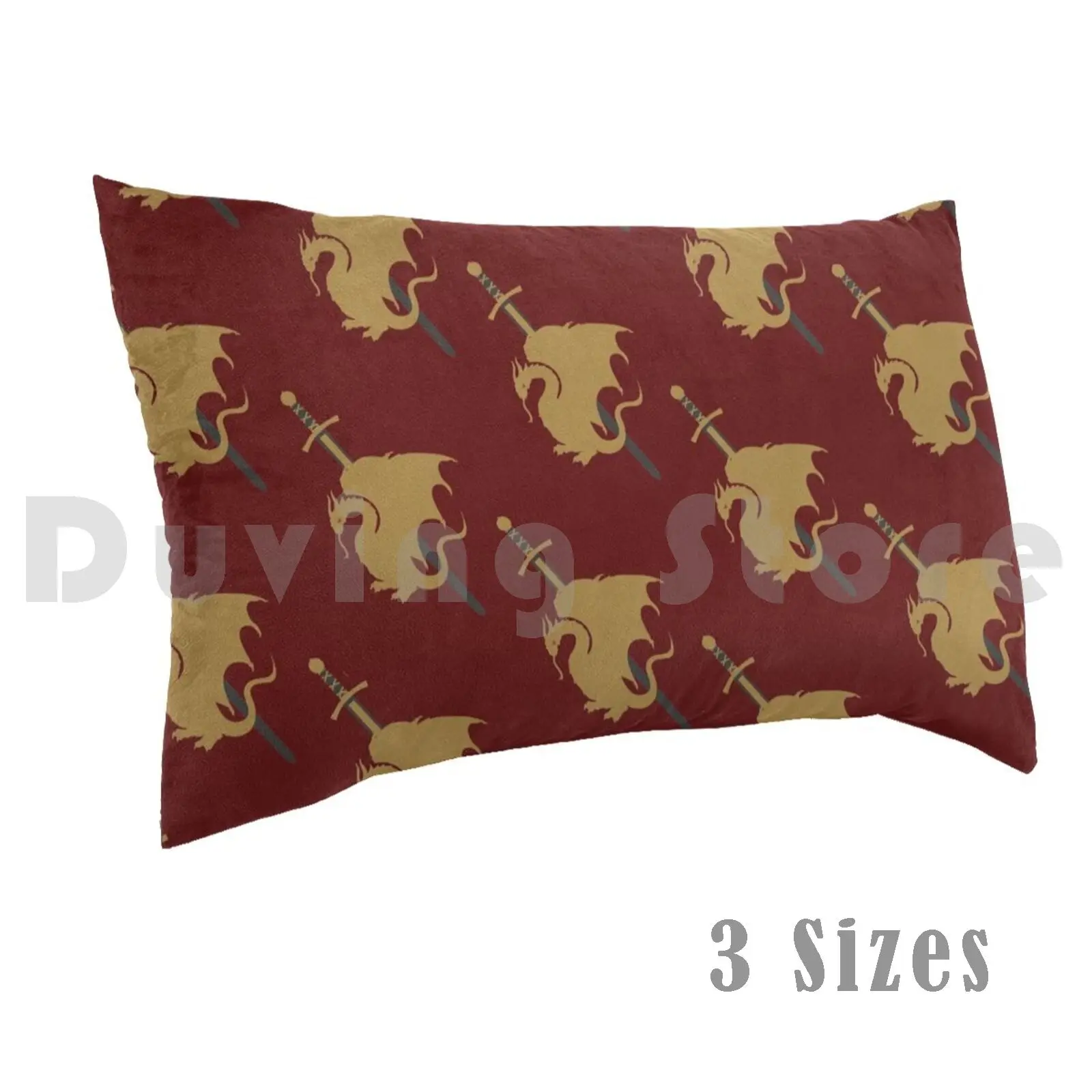 Excalibur Wyvern Pillow Case Printed 35x50 Merlin Merlin Merthur Arthur Pendragon Dragon