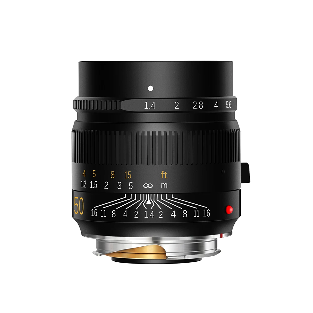 TTArtisan 50mm F1.4 ASPH Large aperture Full Frame Manual Focus Camera Lenses for FE/R/Z/L/Leica M-Mount Cameras Like Leica M-M