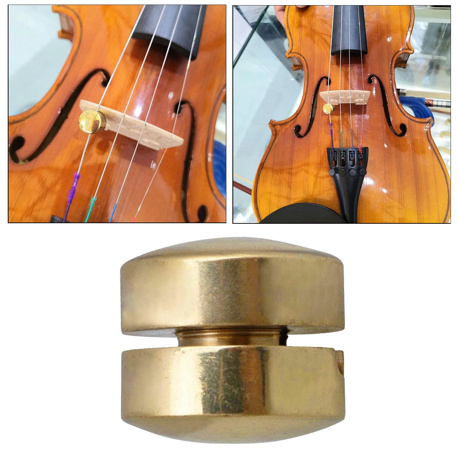 Brass Button Type 1/4-4/4 Cello Wolf Tone  for Violin Tone Adjuster Violin Parts and Accessories