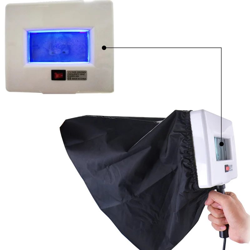 Lamp Facial Skin Testing Wood Lamp Skin UV Analyzer  Examination Magnifying Analyzer Lamp Machine with Protective Cover Lamp SPA